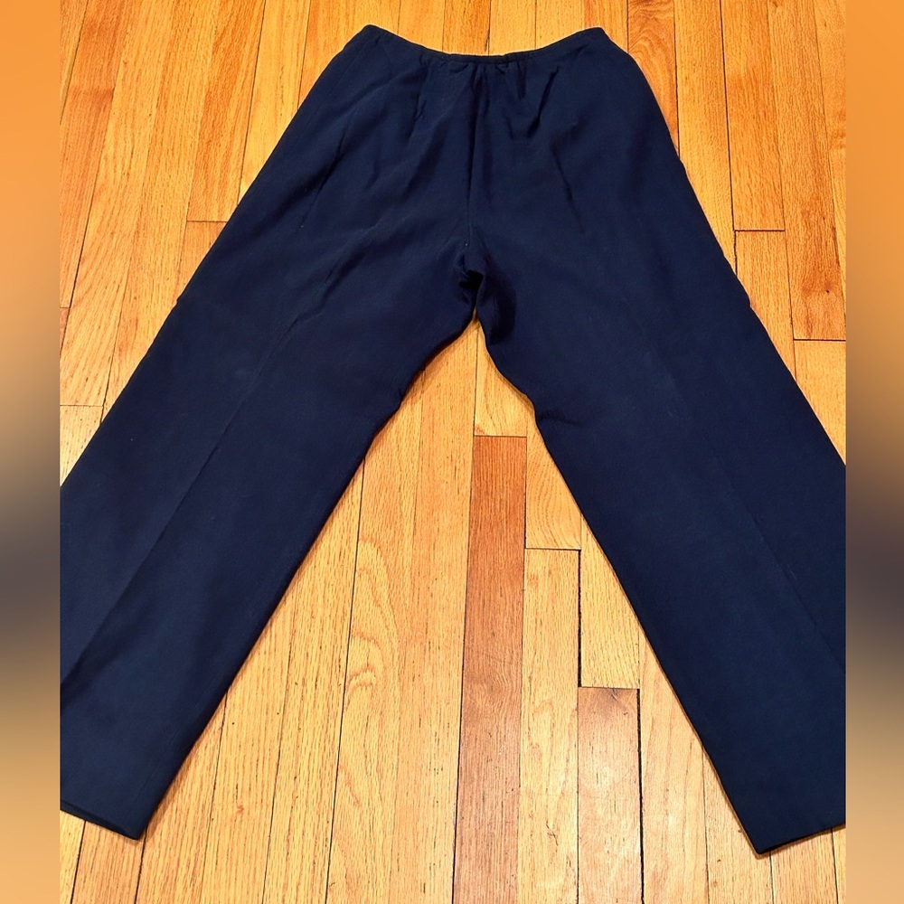 VTG Pendleton Lined Navy Blue Wool Slacks Pants